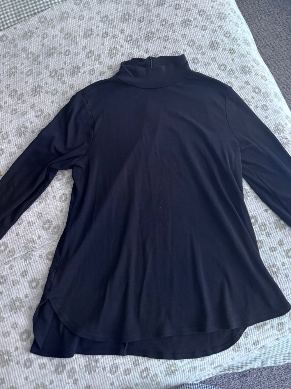 Chico's Black Turtleneck with zipper Size 2